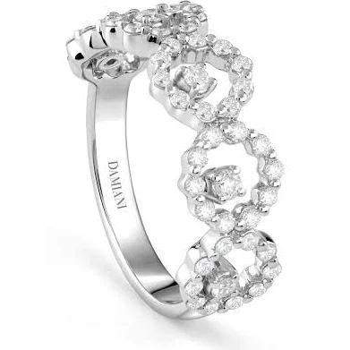 Damiani White Gold Diamond Ring