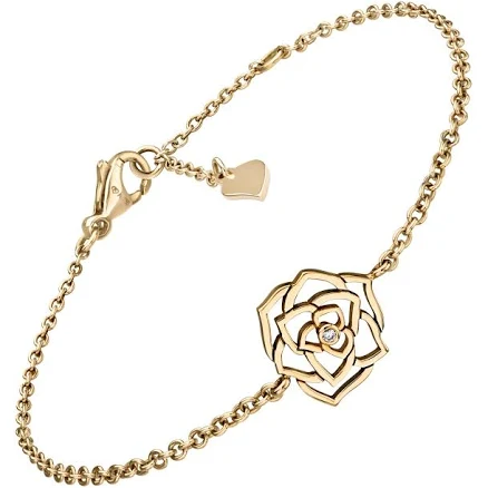 Piaget Women's 18K Rose Gold Diamond Rose Bracelet