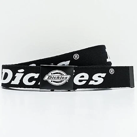 Dickies Script Black & White Web Belt