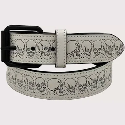 Raw Sportswear Men's Skulls Belt