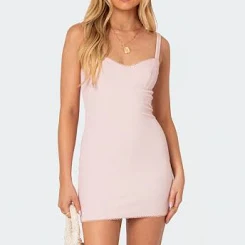 Edikted Women's Finley Ribbed Mini DressEdikted Women's Finley Ribbed Mini Dress