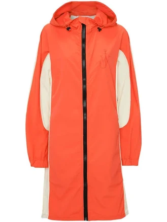 JW Anderson Logo-Embroidered Colour-Block Parka