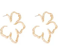 Mignonne Gavigan Women's Mini Simone Sculptural Hoop Earrings