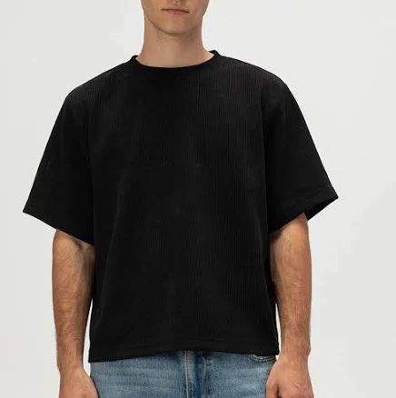 RSQ Men's Textured Boxy Tee