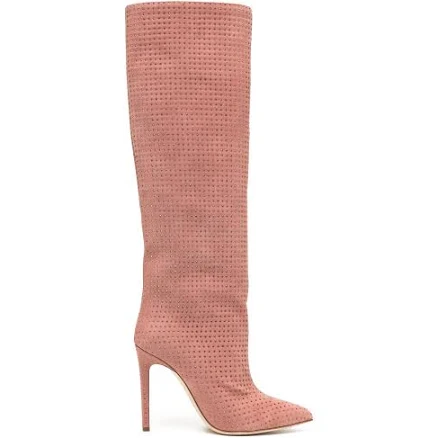Paris Texas - Holly 105mm embellished suede boots - women - Suede - 37.5 - Pink