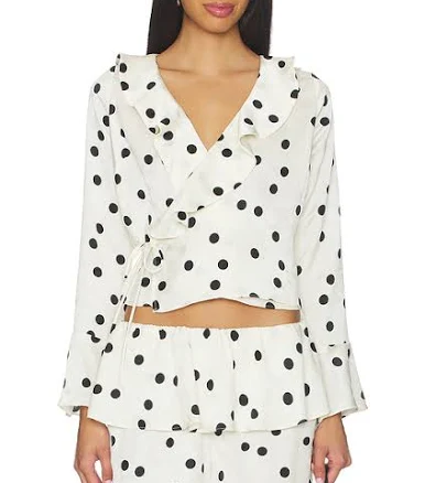 Lisa Says Gah Ricki Wrap Top