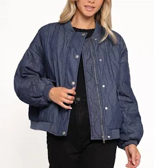 Petal & Pup Women's Keah Quilted Bomber JacketPetal & Pup Women's Keah Quilted Bomber Jacket