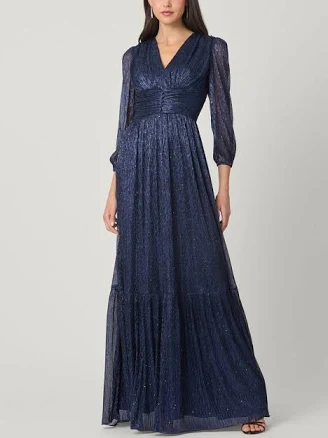 Shoshanna Women's Venus Crinkle Chiffon Dress