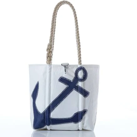 Hemp Rope Handle Anchor Handbag