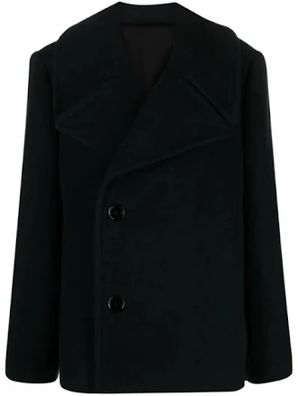 Lemaire Double-Breasted Wool Coat