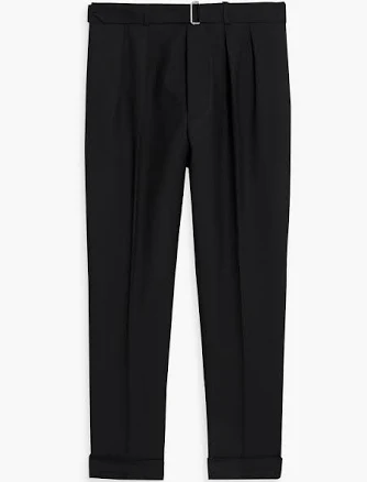 Officine Générale Men's Pierre Tapered Wool Pants