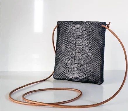 Python Emboss Mini Purse