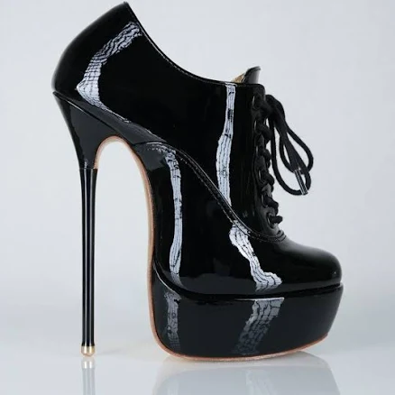 Luxe My Body Patent High Heel Oxfords