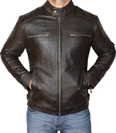 Lambskin Moto Leather Jacket