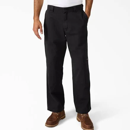 Dickies Men's Worn In Loose Fit Double Knee Work Pants