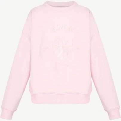 Emblem Embroidery Sweatshirt