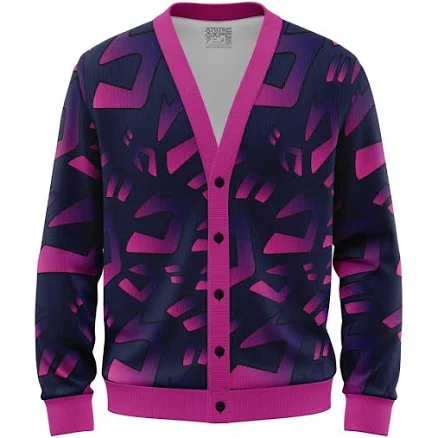 Aura Jojo's Bizarre Adventure Knitted Cardigan Sweater