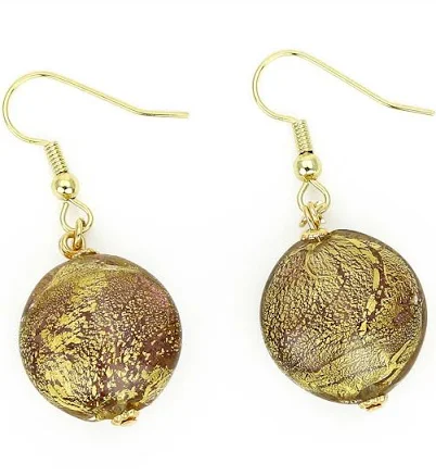 Women's GlassOfVenice Murano Glass Ca D'Oro Earrings