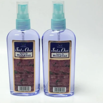 Sol De Oro Agua De Violetas Cologne Violet Cologne 4 Oz / 118 Ml Lot