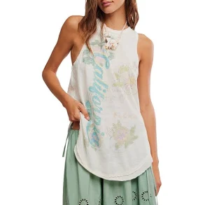 Free People Women's Rosie Graphic Tank Top