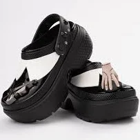 Wednesday x Crocs Stomp Platform Clog - Black / Multicolor