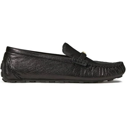 kate Women's Flower Stud Round Toe Moccasin Loafers