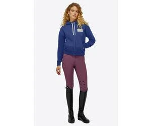 RG SWW006 RG Women's Cropped Hooded Zip Sweatshirt