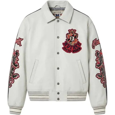 AVIREX Mens 2 Tone Goth Jacket