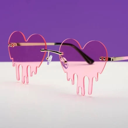 Heart Drip Sunglasses