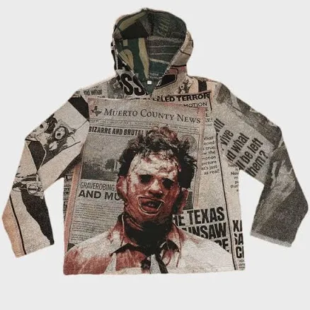 Halloween Texas Chainsaw Massacre Leatherface Tapestry Hoodie