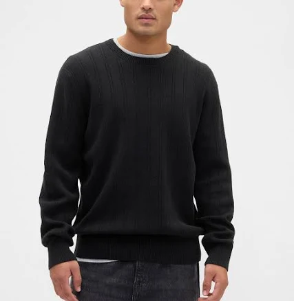 Gap Men's Cashsoft Ribbed Crewneck Sweater