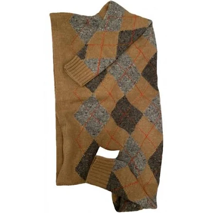 Polo Ralph Lauren Camel Wool Argyle Knitwear Cardigan Size S