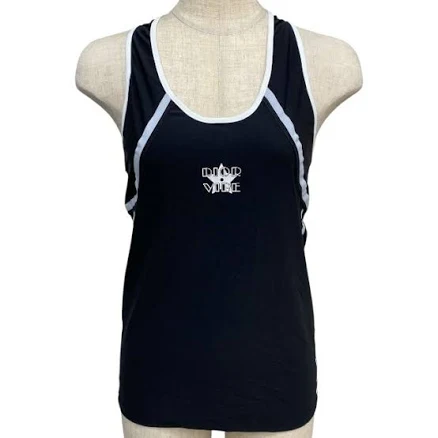 Christian Dior Vibe Tank Top Women's Xs Black Sleeveless Logo Shirt