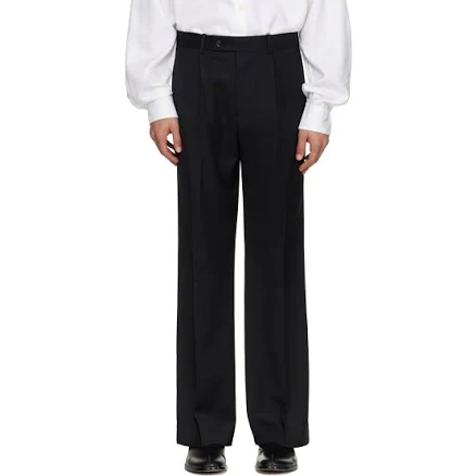 TONYWACK Wide-Leg Wool Twill Trousers