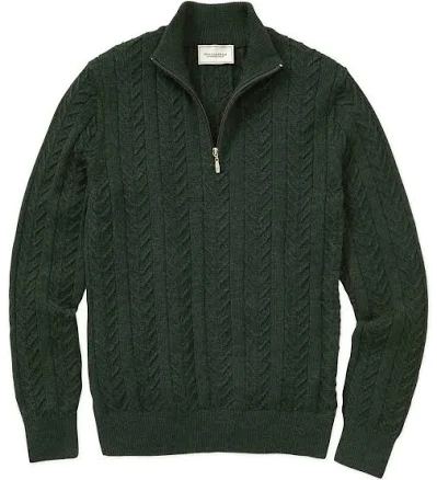 Alpaca Horseshoe Cable Knit Sweater