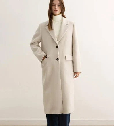 SISTINA Alpaca Wool Single Handmade Coat_AWHCTP41010" by W Concept