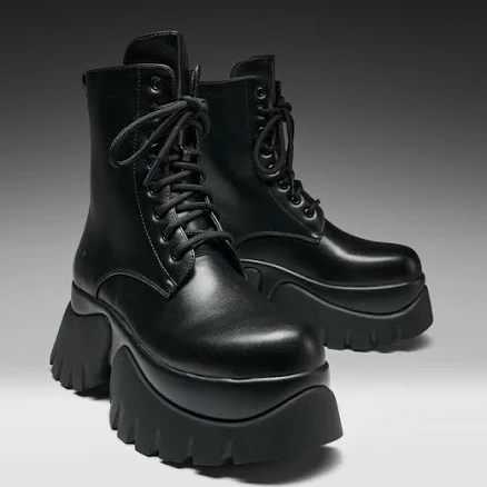 KOI Rancor Lace up 'Monster' Boots