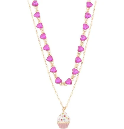 Betsey Johnson Women's Heart Layered Necklace