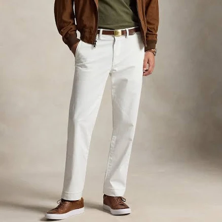 Polo Ralph Lauren Men's Straight-Fit Washed Stretch Chino Pants