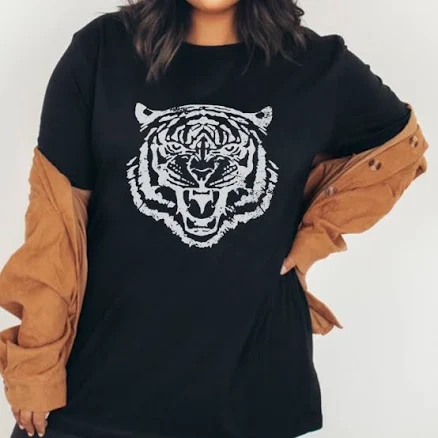 Fierce Tiger Cotton Tee Shorts