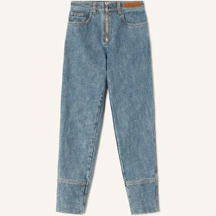 Lanvin Women's Zipped Denim Pants