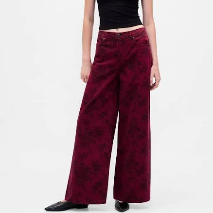 Gap Women's Mid Rise Ultrasoft Baggy Jeans