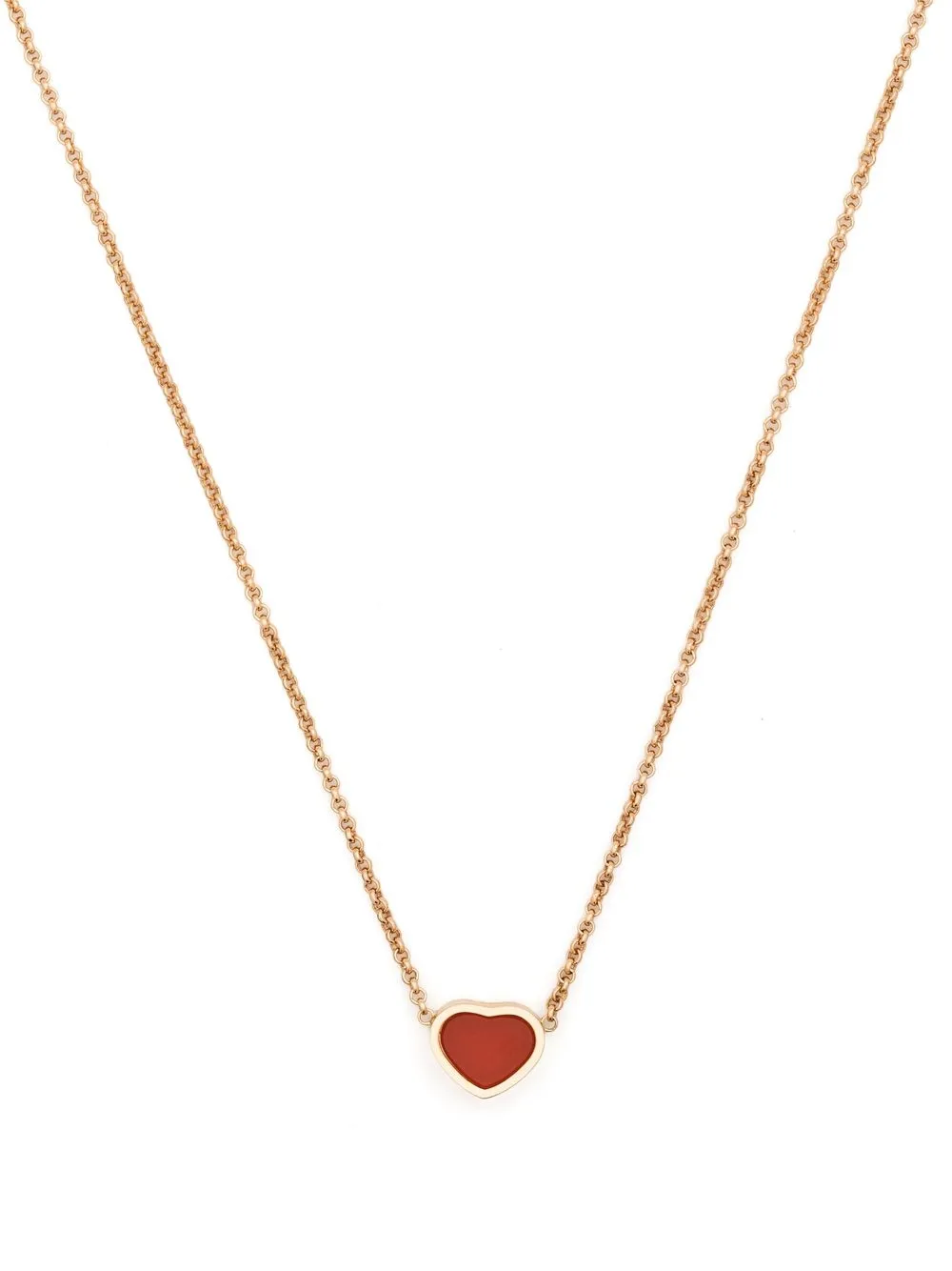 My Happy Heart Carnelian Necklace