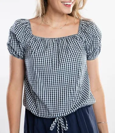 Maddie Check Top