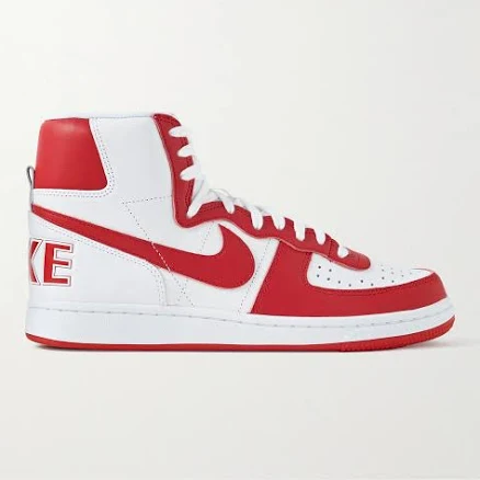 Nike Terminator Leather High-Top Sneakers - Men - Red Sneakers - US 8.5