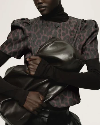 H&M Ladies Puff-Sleeved Blouse