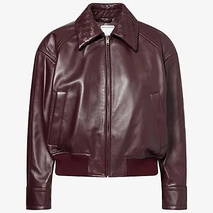Women Bottega Veneta Leather Blouson