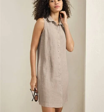 Classic Linen Shirtdress