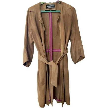 Georges Rech Suede Belted Coat