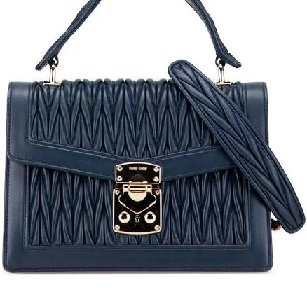Miu Miu Confidential Matelasse Leather Shoulder Bag